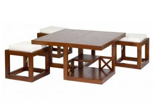 mesa-centro-cuadrada-madera-puffs