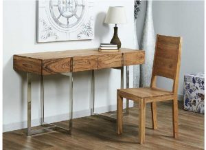 escritorio-rustico-moderno-madera-acero