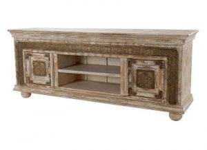 mueble-television-hindu-blanco-envejecido-dibujo-rejujado-metal