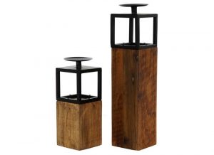 portavelas-rustico-madera-metal