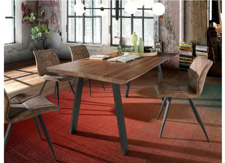 mesa-comedor-rectangular-madera-maciza-metal-160-salon