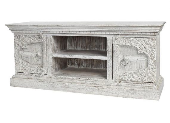mueble-television-arabe-blanco-puertas-argollas