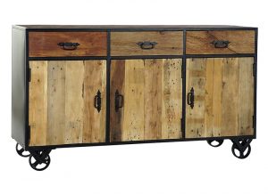 aparador-rustico-industrial-ruedas-metal-madera