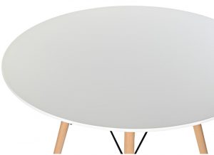 mesa-comedor-nordica-redonda-blanca-detalle