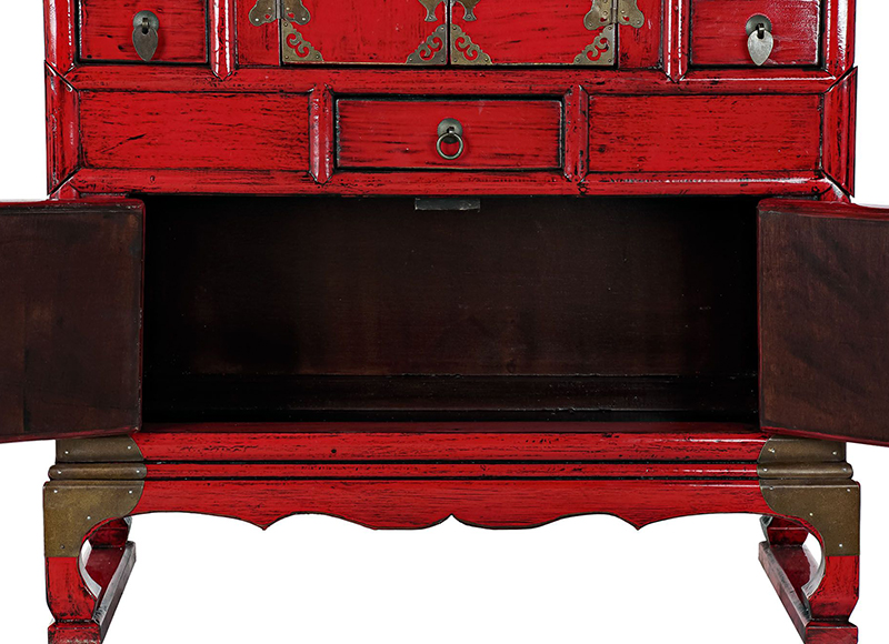 consola-tradicional-china-roja-envejecida-puertas