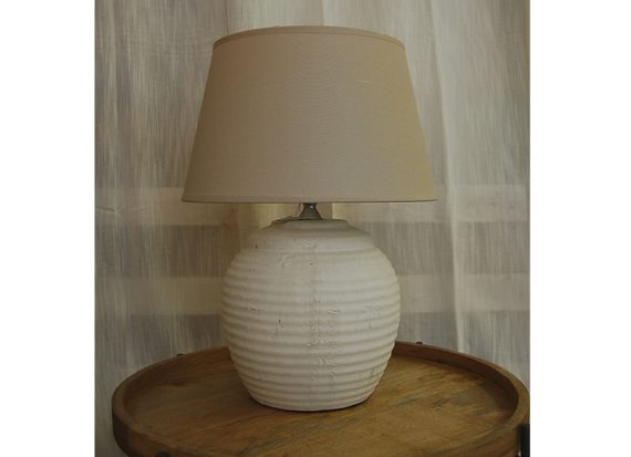 lampara-sobremesa-terracota-blanca-rayas