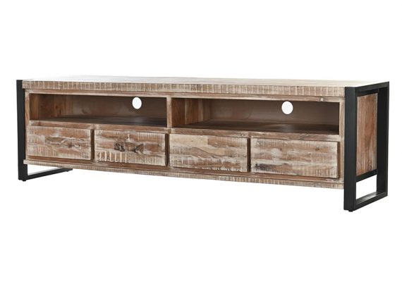 mueble-television-rustico-patas-laterales-metal
