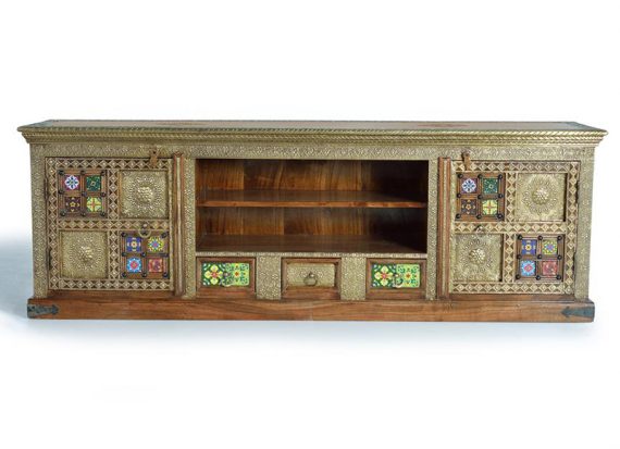 mueble-television-arabe-adornos