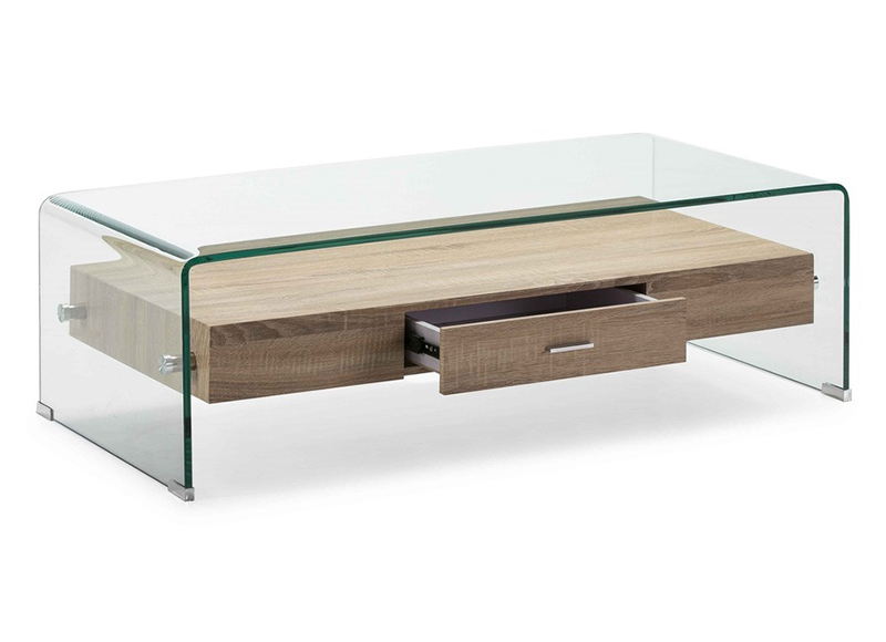 mesa-centro-cristal-madera-cajon-abierto