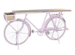 consola-bicicleta-rosa-vintage