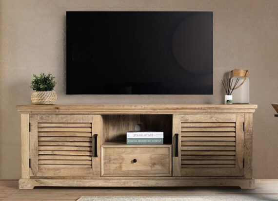 mueble-television-rustico-puertas-lamas