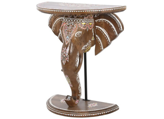 consola-hindu-elefante-madera