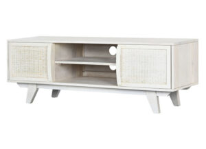 mueble-television-blanco-puertas-ratan