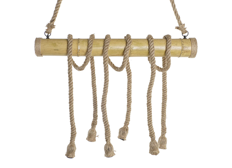 lampara-techo-cuerda-colgante-bambu