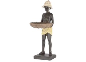 figura-decoracion-niño-africano-bandeja-salacot