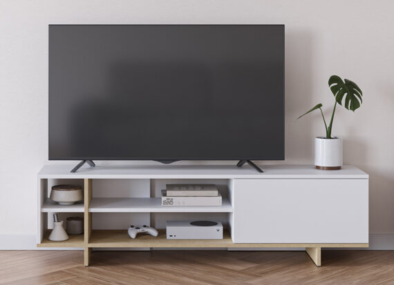 mueble-television-nordico-blanco-natural-puerta-abatible
