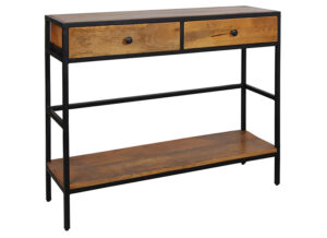 consola-madera-metal-cajones-balda