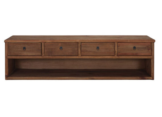 mueble-television-rustica-cajones-hueco