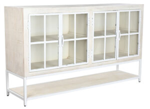 aparador-comedor-blanco-puertas-cristal-balda