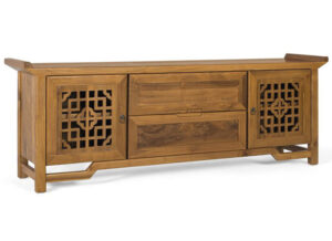 mueble-televisión-oriental-puertas-talladas-dibujo-chino