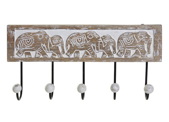 perchero-pared-madera-elefantes