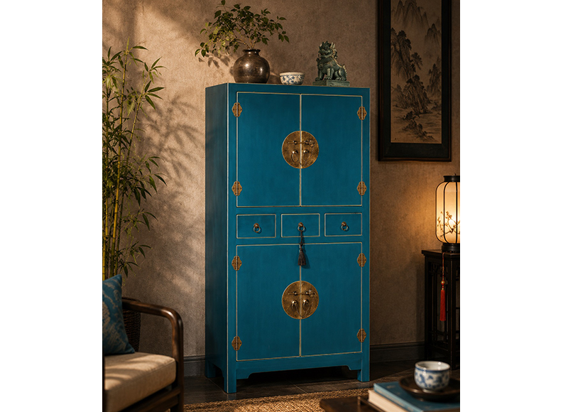 armario-oriental-azul-salon