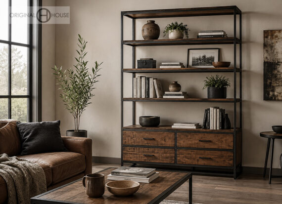 estanteria-industrial-madera-metal